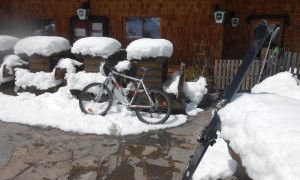 Biketour Dolomitenhütte - Wintereinbruch