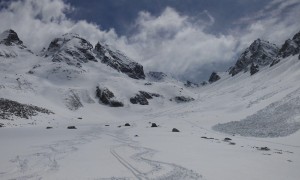 Skitour Nördliches Talletschartel - Abfahrt