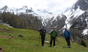 Skitour Nördliches Talletschartel - Rückweg Oberarnalm