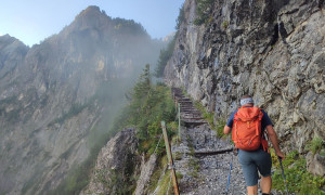 Bergtour Pfannspitze - Aufstieg