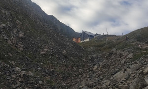 Bergtour Pfannspitze - kurz vor der Obstanser-See-Hütte