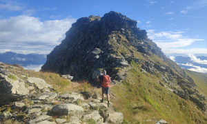 Bergtour Pfannspitze - Schlussaufstieg