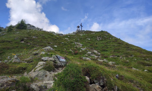 Bergtour Sillianer Hütte - Aufstieg, kurz vor dem Heimkehrerkreuz Bergtour Sillianer Hütte - Aufstieg, kurz vor dem Heimkehrerkreuz