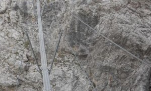 Madonnenklettersteig - Hängebrücke