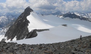 Überschreitung Becherhaus - Vom Wilder Pfaff Blick zum Zuckerhütl