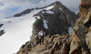 Bergtour Wilder Freiger - Blick zum Gipfel