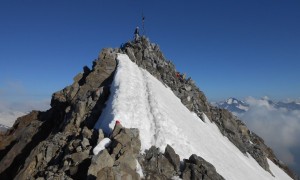 Bergtour Wilder Freiger - kurz vor dem Gipfel