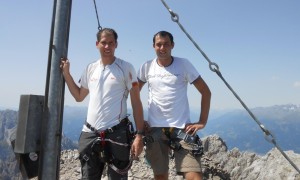 Klettersteige Laserz - Gipfelsieg Große Sandspitze