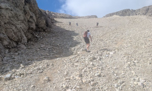 Klettersteig Col dei Bos, Lagazuoi - Aufstieg Bergstation Lagazuoi Klettersteig Col dei Bos, Lagazuoi - Aufstieg Bergstation Lagazuoi