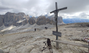 Klettersteig Col dei Bos, Lagazuoi - Gipfelsieg Klettersteig Col dei Bos, Lagazuoi - Gipfelsieg