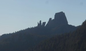 Klettersteig Col dei Bos - Blick zur Cinque Torri