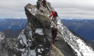 Hochtour Dreiländerspitze - Gipfelsieg