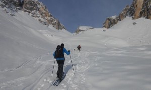 Skitour Hochebenkofel - Aufstieg