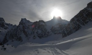 Skitour Hochebenkofel - Aufstieg