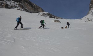 Skitour Hochebenkofel - Aufstieg