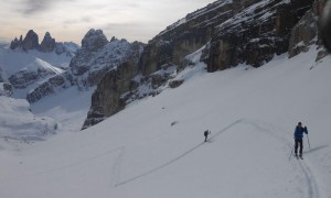 Skitour Hochebenkofel - Aufstieg