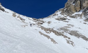 Skitour Hochebenkofel - steiler Schlussaufstieg