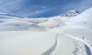 Skitour Magerstein - Aufstieg, fast unverspurt