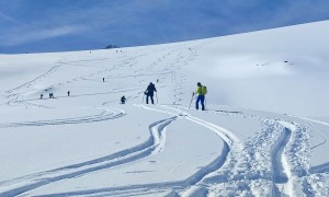 Skitour Magerstein - Aufstieg, fast unverspurt