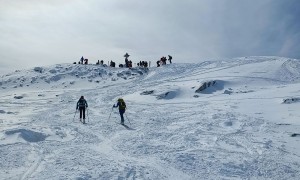 Skitour Magerstein - kurz vor dem Gipfel