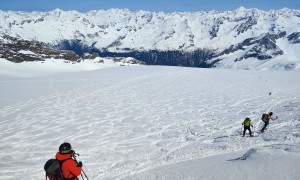 Skitour Magerstein - Abfahrt, verspurt