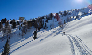 Skitour Magerstein - Zustieg zur Kasseler Hütte