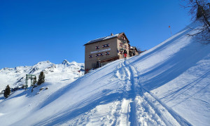Skitour Magerstein - Zustieg zur Kasseler Hütte