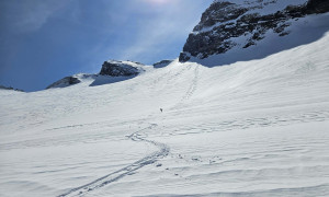 Skitour Magerstein - Abfahrt