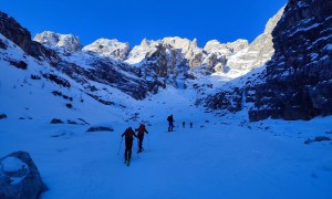 Skitour Cristalloscharte - Zustieg Tiefental 