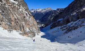 Skitour Cristalloscharte - Abfahrt Tiefental