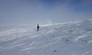 Skihochtour Schwarzenstein - kurz vor dem Gipfel