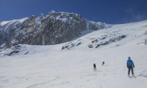 Skihochtour Schwarzenstein - Abfahrt oberhalb Hütte
