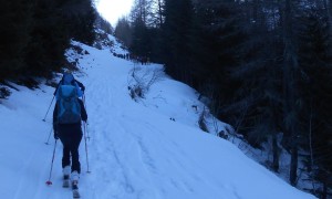 Skitour Hoher Sonnblick - Start über Forstweg