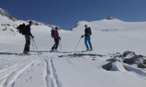 Skitour Hoher Sonnblick - Am Beginn des Kleinfleißkees
