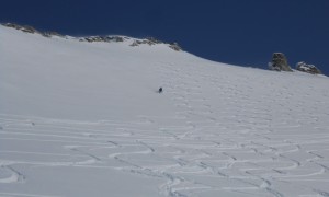 Skitour Hoher Sonnblick - Abfahrt Pulvergenuss