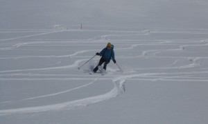 Skitour Hoher Sonnblick - Abfahrt Pulvergenuss
