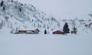 Skitour V. Hornspitze - bei der Gögealm