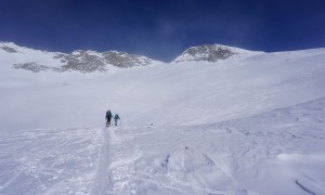 Skitour V. Hornspitze - Aufstieg, Gipfel in Sicht