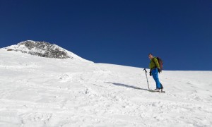 Skitour V. Hornspitze - Aufstieg, Gipfel in Sicht