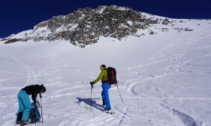 Skitour V. Hornspitze - kurz vor dem Skidepot