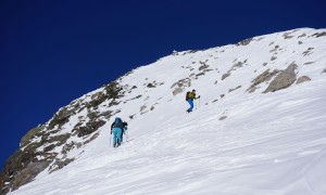 Skitour V. Hornspitze - kurz vor dem Skidepot