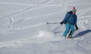 Skitour V. Hornspitze - Abfahrt