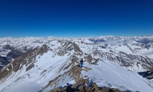 Skitour Gölbner - Schlussaufstieg zu Fuß