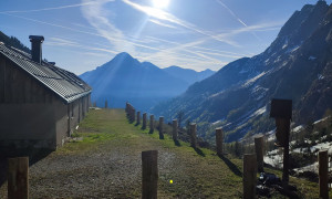 Skitour Valentin Gletscherlauf - Zustieg, obere Valentinalm