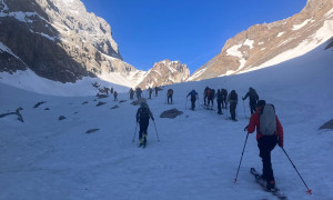 Skitour Valentin Gletscherlauf - Aufstieg zum Valentintörl