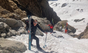 Skitour Valentin Gletscherlauf - beim Valentintörl