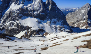 Skitour Valentin Gletscherlauf - Skidepot