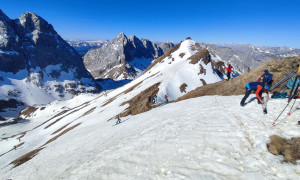 Skitour Valentin Gletscherlauf - Skidepot