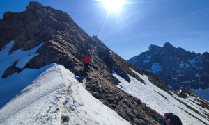 Skitour Valentin Gletscherlauf - Skidepot