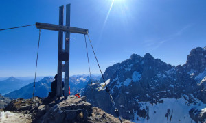 Skitour Valentin Gletscherlauf - Gipfelsieg